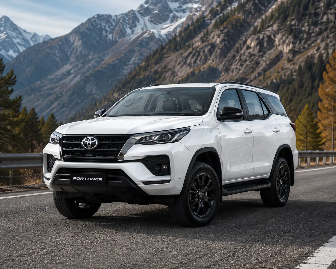 Toyota Fortuner self drive car rental in Kashmir